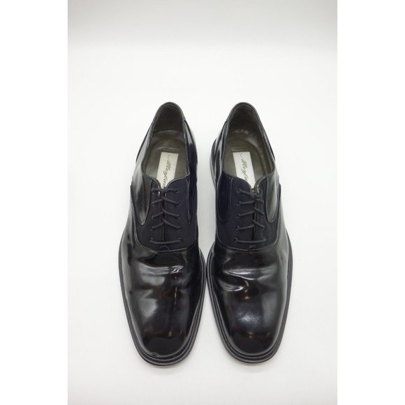 Mezlan Black Leather Lace Up Dress Oxfords Shoes Men\'s 12 M main image 4
